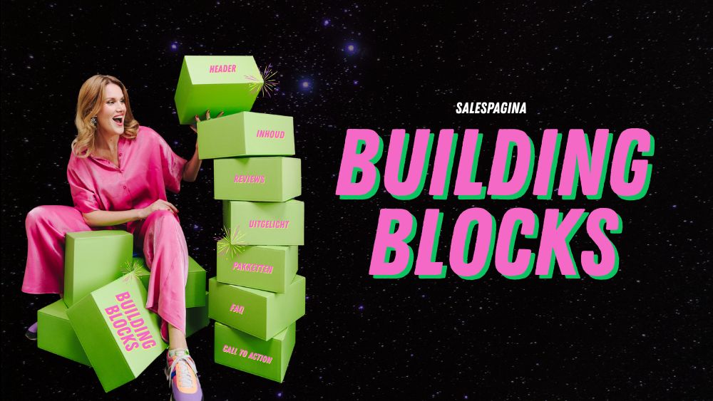 Word affiliate van de Salespagina BUILDING BLOCKS! - 25% commissie