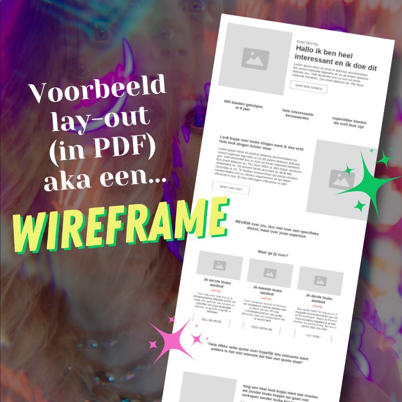 © Dummy afbeelding bij de DIVI Salespagina Building Blocks van Let's get LOES (www.letsgetloes.nl)